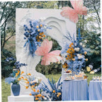3D Butterfly Wall Decorations 3pcs Large 50cm Artificial Butterfly Party Decor for Baby Shower Wedding Birthday Home Bedroom Nursery Supplies – Set of 3