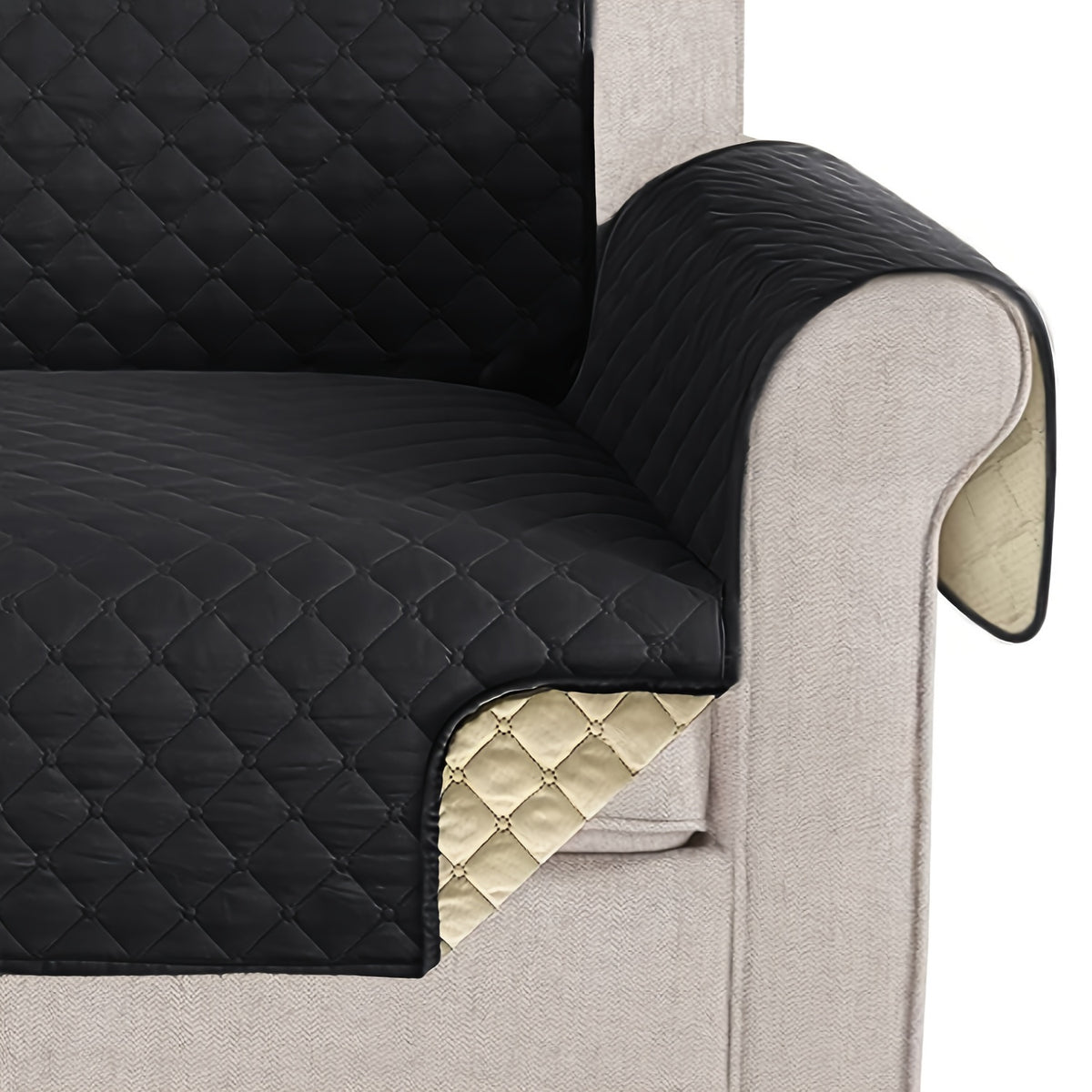 Sofa Cover All Season Stretch Couch Slipcover - Machine Washable, Pet & Dog Friendly, Fits 2/3/4 Seater, Drawstring, Anti-Slip Polyester Furniture Protector for Living Room