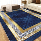 Cashmere-Feel Luxury Area Rug Anti-Slip Washable Soft Indoor Floor Mat for Living Room Bedroom Dining Room Office Outdoor Multiple Sizes