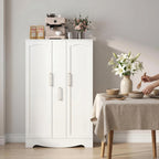 47 Inch Kitchen Pantry Storage Cabinet with Drawer – Multifunctional Buffet Cupboard Sideboard with Adjustable Shelves | Multiple Styles & Colors