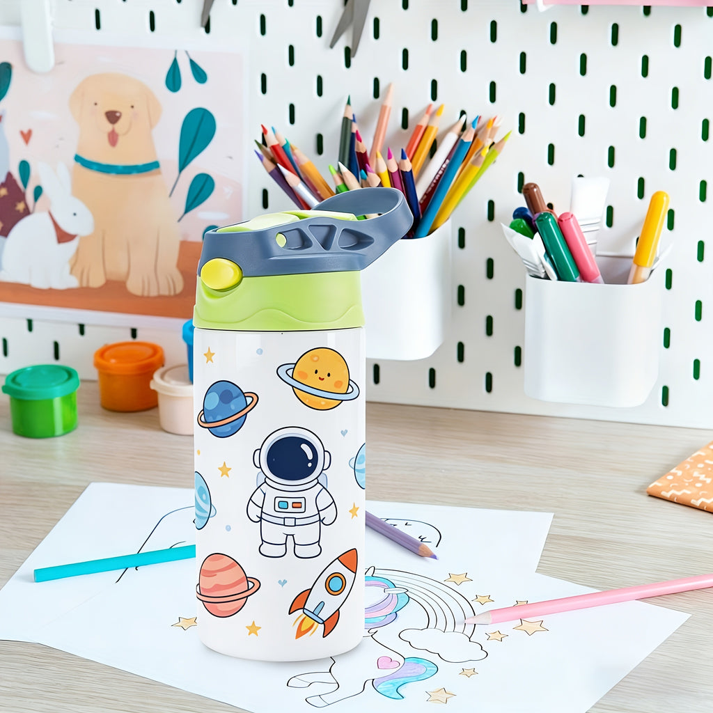 12oz Sublimation Tumblers 5-Pack – Stainless Steel Insulated Blanks with Lids & Straws, Perfect for Weddings, Events, Camping & Custom Projects