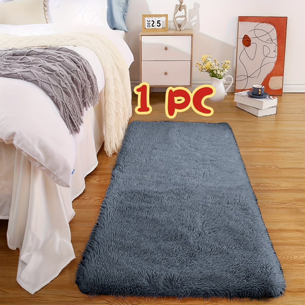 Plush Bath Rugs Set 1-6 Pieces, Multi-Color Microfiber Non-Slip Bathroom Mats – Soft Water Absorbent Thick Machine Washable Toilet Mats for Bathroom, Tub & Shower