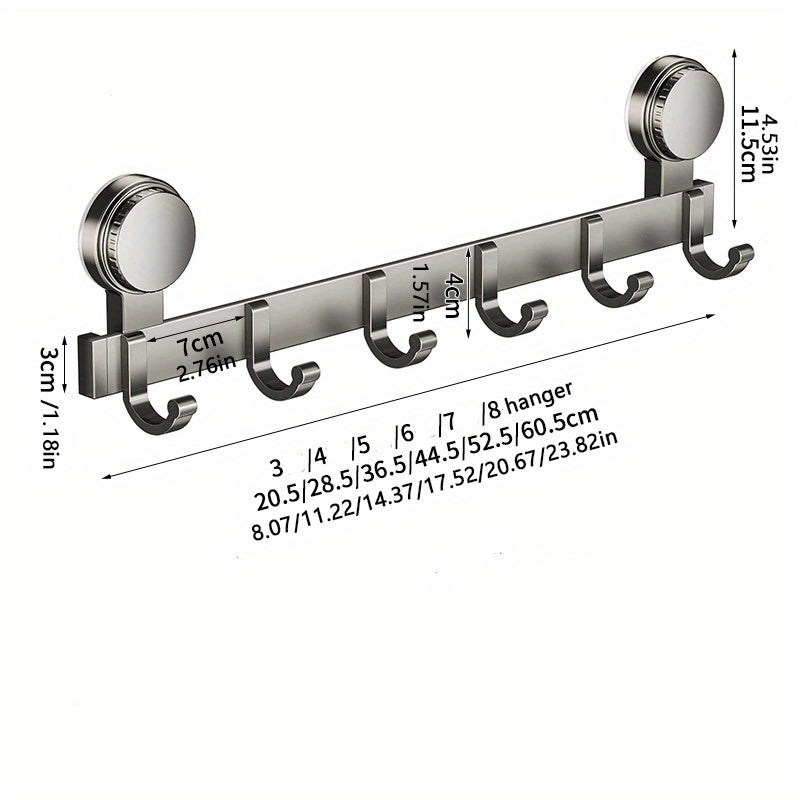 No Drill Adhesive Door Hooks 5 Hooks Strong Load Bearing Wall Hook for Door Back Bathroom Entrance Clothes Hanger Organizer Apartment Renter Friendly