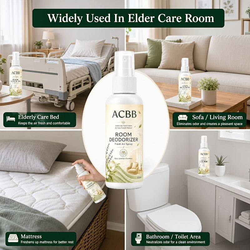 Odor Eliminator Spray for Elderly Care | Room, Bedroom & Body Odor Removal, Urine Odor Neutralizer, Air Freshener Deodorizer for Guesthouses, Hotel Bedrooms & Home, Long-Lasting Fragrance
