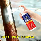 Multi-Purpose Rust Remover Spray for Metal Surfaces | Derusting Liquid for Automobile Wheel Hub, Furniture & Tools, Powerful Decontamination Quick Dry Formula, Smooth Reliable Rust Removal