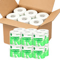 3-Ply Ultra Soft Toilet Paper Bulk 12 or 24 Rolls, Thick Bathroom Tissue, Strong Absorbent Individually Wrapped Toilet Tissue Rolls for Home Hotel Office Restroom
