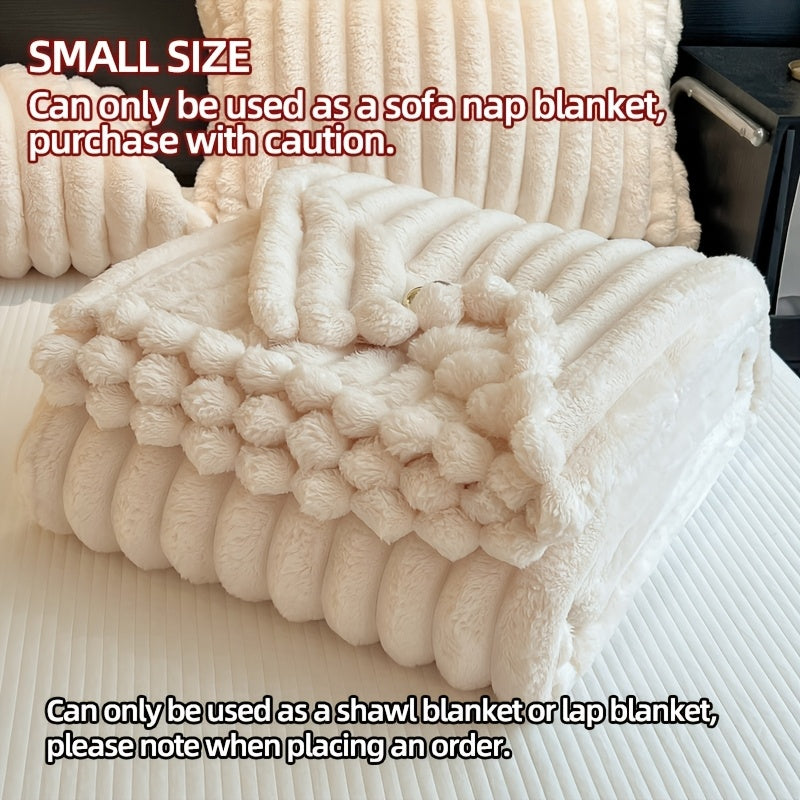 Plush Sherpa Throw Blanket – Ultra-Warm Anti-Static Fleece, 7 Colors 4 Sizes, for Bedroom Sofa Office Dormitory