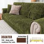 Plush Sofa Cover Faux Rabbit Fur Non-Slip, Thickened Quilted Sofa Cushion Cover Machine Washable, Warm Breathable Pet-Friendly Couch Pad for Living Room, Bedroom & Office