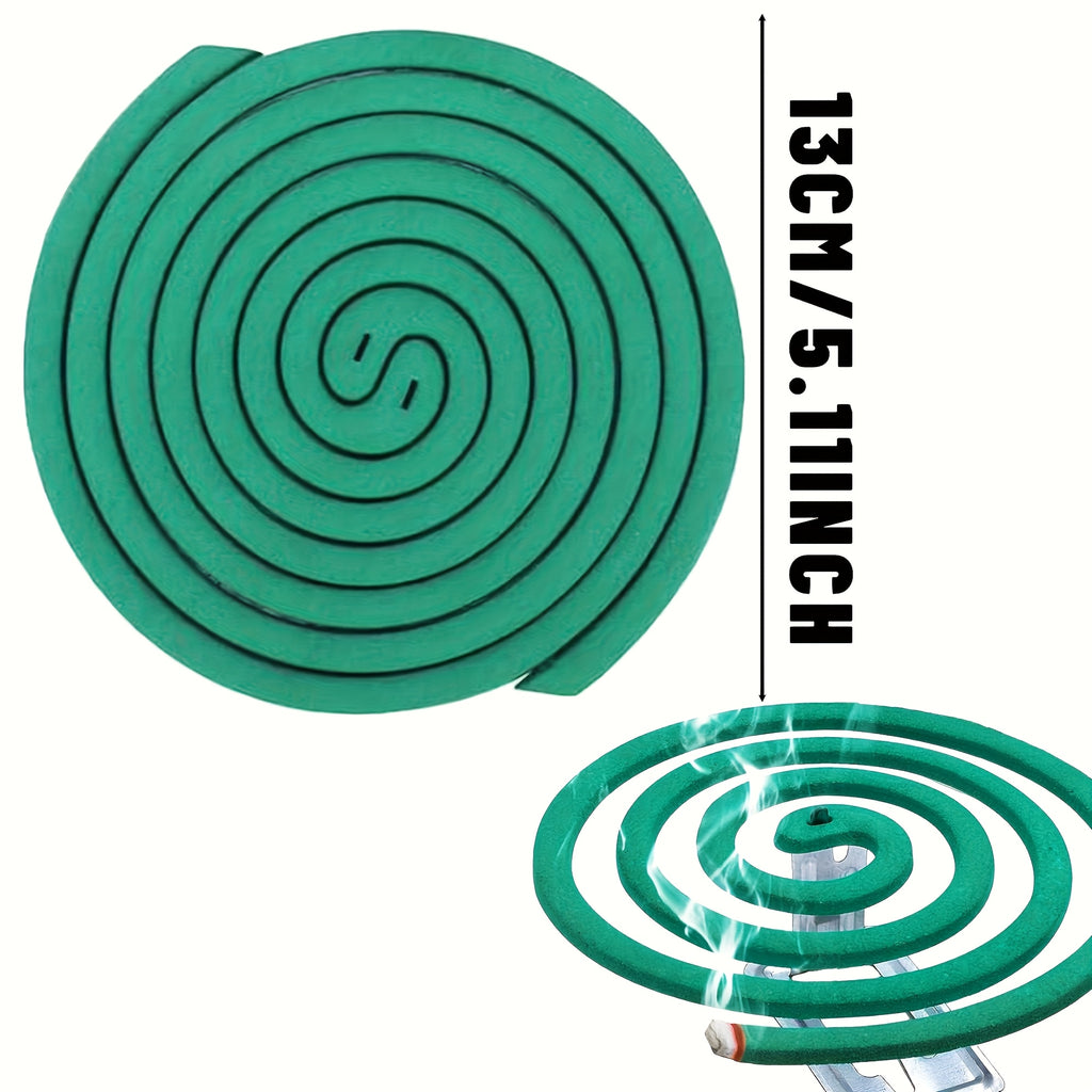 Mosquito Repellent Coils Outdoor Citronella Lemongrass Large Size with Holder – Long-Lasting Bug Repellent for Patio, Garden, Camping & Backyard Summer Use
