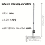 Spray Mop for Floor Cleaning with 5 Replaceable Pads & Reusable Bottle 360-Degree Flexible Dry Wet Mop Long Handle for Hardwood Tile Bedroom Kitchen Bathroom Living Room