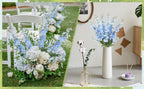 Artificial Delphinium Flowers 6pcs 33.5 Inch Long Stem Faux Snapdragon for Vase, Wedding, Home & Party Decor