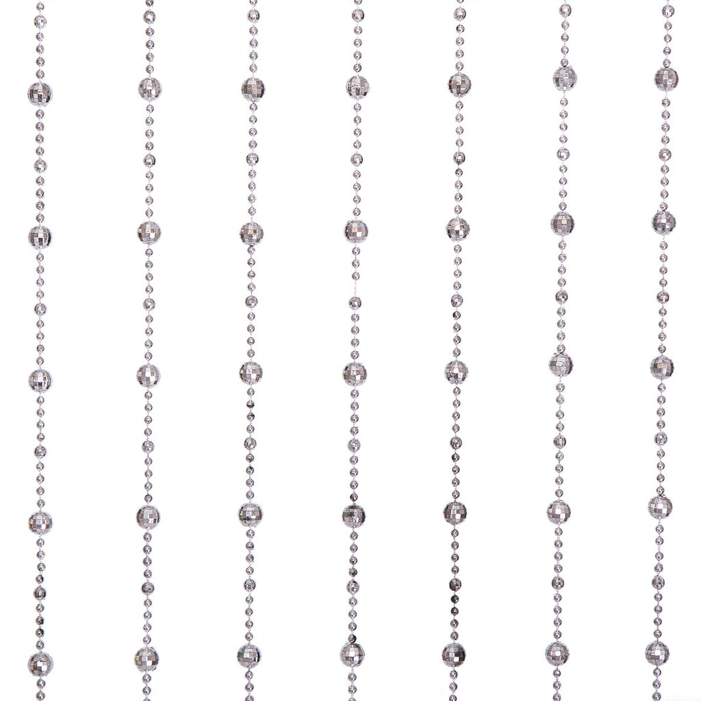 Acrylic Beaded Curtain 35.5x72 Inch for Doorways and Windows - Boho Room Divider and Closet Door Curtain - Decorative Bead Curtain for Bedroom, Wedding, Events and Retail Window Display