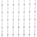 Acrylic Beaded Curtain 35.5x72 Inch for Doorways and Windows - Boho Room Divider and Closet Door Curtain - Decorative Bead Curtain for Bedroom, Wedding, Events and Retail Window Display
