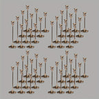 Copper Taper Candle Holders Set 30/36/48 Pcs Retro Minimalist Candlestick for Dining Table Wedding Birthday Christmas Fireplace Home Decor