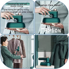 Portable Mini Travel Steamer Iron 40W 60ml Compact Handheld Garment Steamer Wrinkle Remover for Clothes College Dorm Home Travel Essentials