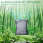 Bamboo Charcoal Odor Absorber Bags, Activated Charcoal Air Purifying Odor Eliminator for Home Car Closet Pet & Smoke Room, Natural Unscented Deodorizer, 6-Grid or 10-Pack