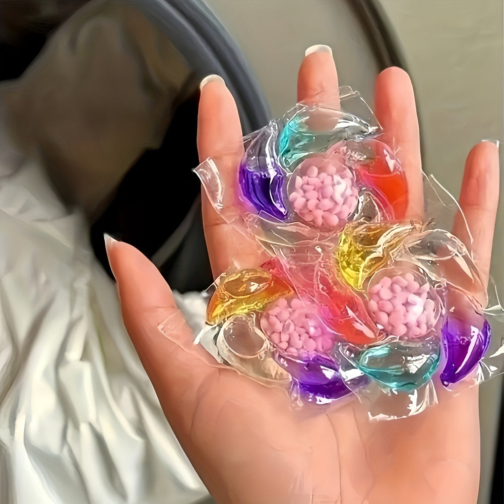 6-in-1 Laundry Gel Beads Pods – Concentrated Detergent with Fragrance, Stain Removal, Chlorine-Free, Color Safe – 200g / 600g / 1150g