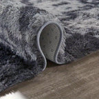 Soft Plush Tie-Dye Area Rug – Non-Slip, Washable Large Rectangle Mat | 8 Sizes