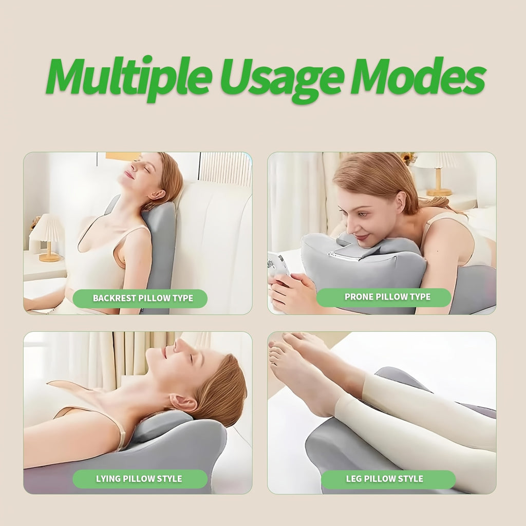 Multi-Functional Leg Pillow Waist Support Prone Sleeping Pillow Office Home Relaxation Lumbar Support Cushion for Lying Down Sleeping Phone Use - 6 Colors
