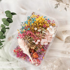 Dried Flower Set Assorted 4 Boxes – Mixed Variety Dried Botanicals for Home Decor, Gift Wrapping, Scrapbooking & Floral Arrangement Decoration Supplies