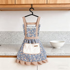 3-Pack Cute Princess Aprons with Large Pockets, Colorful Kitchen Cooking Aprons for Women, Adjustable Baking Aprons for Coffee Shop, Restaurant & Home Use, Great Gift for Her