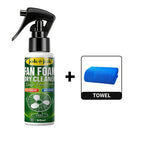Fan Cleaning Spray Kit with Cleaning Towel 1.69oz – Deep Cleans Blades, Grilles & Motors, Removes Dust, Oil & Grime, Universal for Table, Floor, Ceiling & Tower Fans