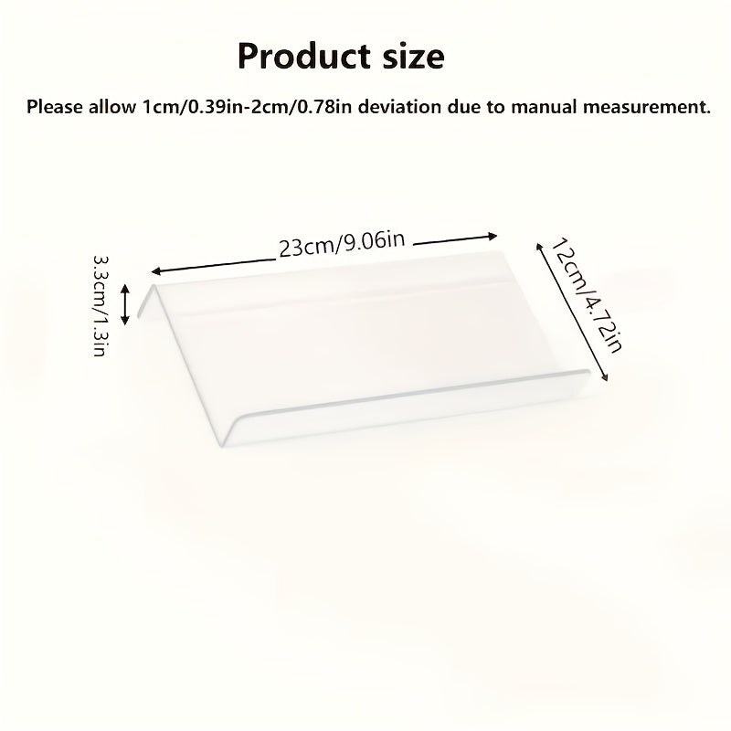 Expandable Acrylic Spice Rack Drawer Organizer Insert – Slanted Clear Spice Tray for Kitchen Drawer & Countertop, 4/6/8 Pack