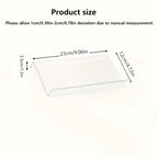 Expandable Acrylic Spice Rack Drawer Organizer Insert – Slanted Clear Spice Tray for Kitchen Drawer & Countertop, 4/6/8 Pack