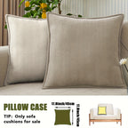 Chenille Ribbed Sofa Cover – Pet-Friendly Non-Slip Stretch Slipcover, Machine Washable Sofa Protector for 2, 3 & 4-Seater and Sectional Sofas, Modern Living Room Couch Cover