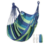 Portable Outdoor Hammock Swing Chair – Sturdy & Comfortable Hanging Chair for Patio, Backyard, Camping & Garden | Blue, Red, Black, White