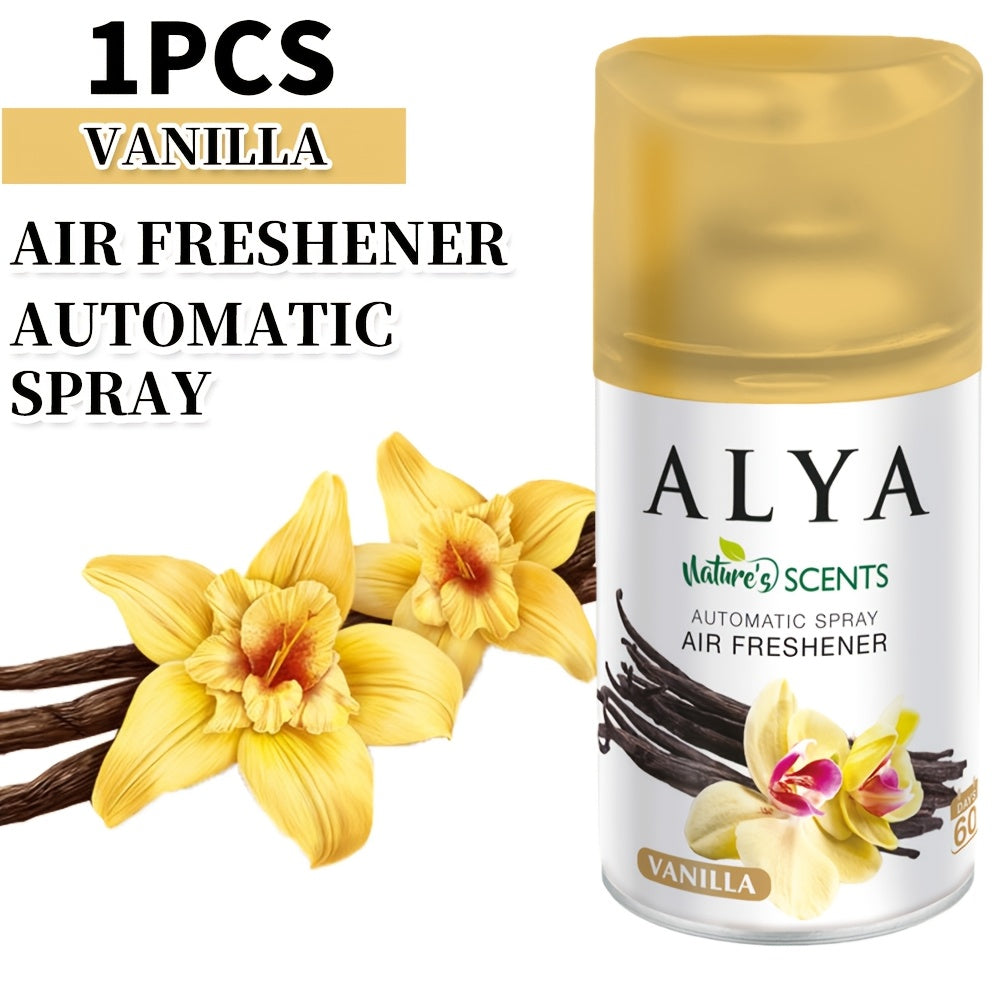 Automatic Spray Air Freshener Refill 8.45 oz, 1 or 4 Pack, 6 Scents Lavender Vanilla Cool Linen Ocean Magnolia Mixed Berries, Odor Eliminating Room Spray for Home Bathroom Car Office Closet