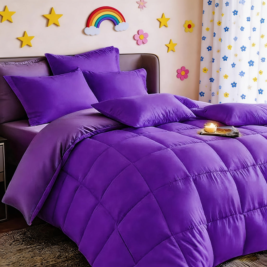 Comforter Set 3pcs 5pcs 7pcs - Extra Thick Warm Bedding Set with Sheet Sets & Pillowshams, Full Queen King Size, Machine Washable, Halloween Themed Kids Room Decor