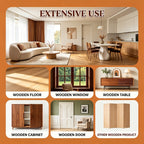 JOKJOK Wood Scratch Repair Wax & Polish with Sponge – Restores Luster, Prevents Drying & Aging on Hardwood Floors, Mahogany, Cabinets, Doors, Tables & Furniture