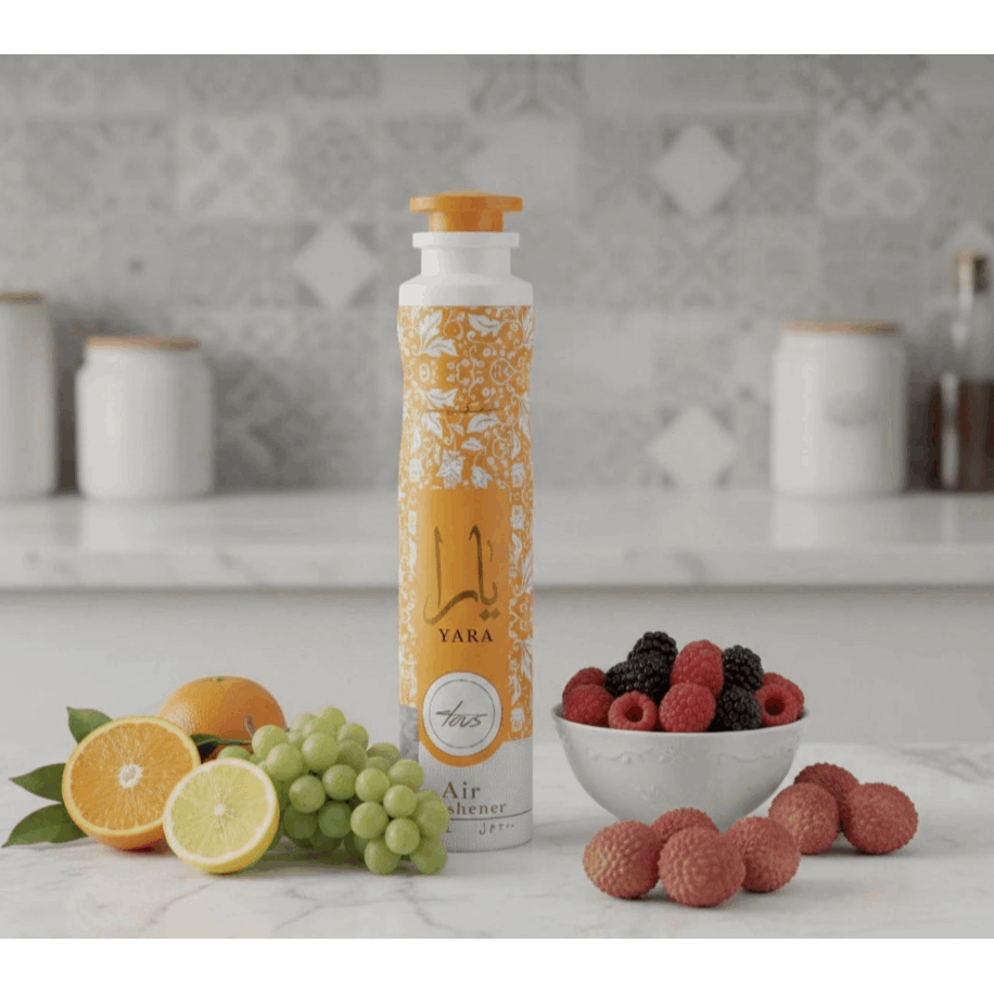 Lattafa Yara Tous Air Freshener Spray 300ml Long-Lasting Luxury Floral Fragrance Room Spray Home Office Car Bathroom Freshener Arabic Perfume Inspired Scent