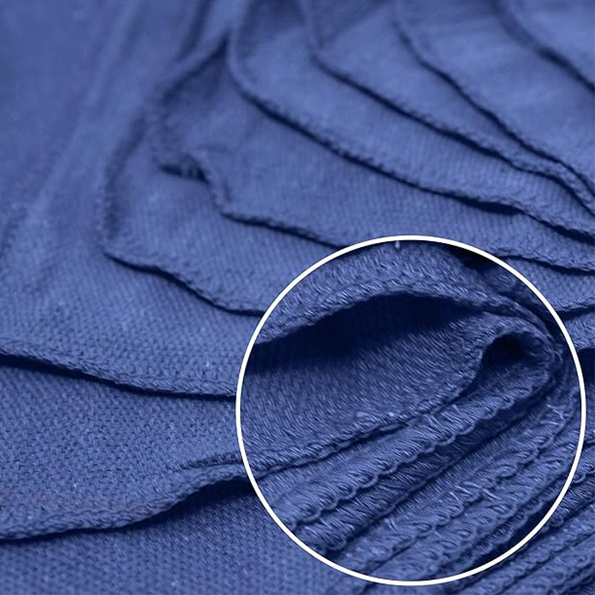 Americlassic Cotton Shop Rags 12x14 in – Absorbent Lint-Free Cleaning Rags & Shop Towels for Home, Garage, Auto & Industrial Use, 50 to 500 Pack, Red, White & Navy Blue