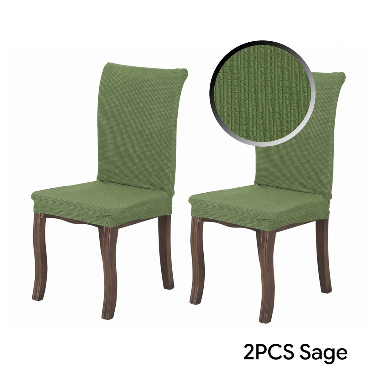 Stretch Sofa Cover Set 2 or 3 Piece Form Fit Wrinkle Free Couch Slipcover for Sofa Loveseat Armchair Polyester Spandex Furniture Protector