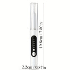 Electric Plaque Remover Teeth Cleaner - LED Light 5 Mode Rechargeable Dental Scaler 3 Stainless Steel Heads Home Travel Oral Care Tool
