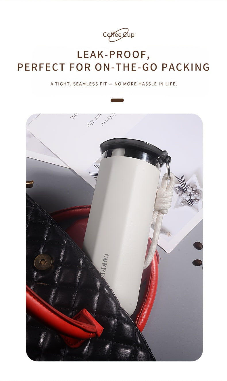 Insulated Travel Mug 16.91oz 304 Stainless Steel Vacuum – Leak-Proof Non-Slip Portable Coffee Cup for Indoor & Outdoor, Winter Holiday Gift