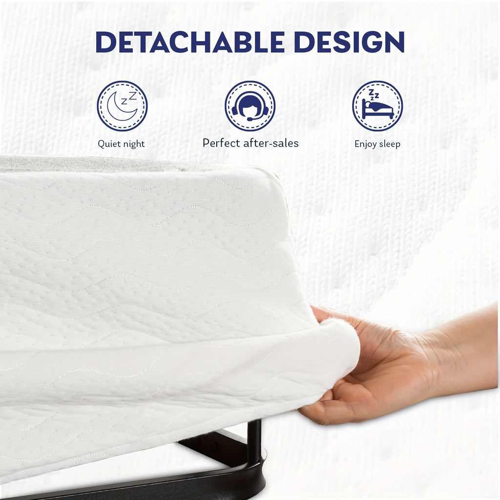 Box Spring Foundation | 5", 7.5" & 9" High Profile Strong Metal Frame, Quiet Noise-Free, Easy Assembly – Twin, Full, Queen, King