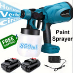 HVLP Electric Airless Paint Sprayer Gun with 3 Spray Patterns 27oz Container for House Walls Fence Furniture Cabinets Doors Car DIY Projects – Easy Clean Cordless Electric Spray