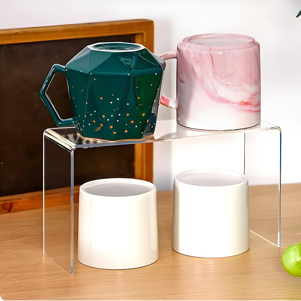 Clear Acrylic Risers for Display, Multi-Pack Riser Display Stands for Funko Pop Figures, Cupcakes, Jewelry & Perfume – Multiple Sizes & Quantities for Home, Halloween & Christmas Decor