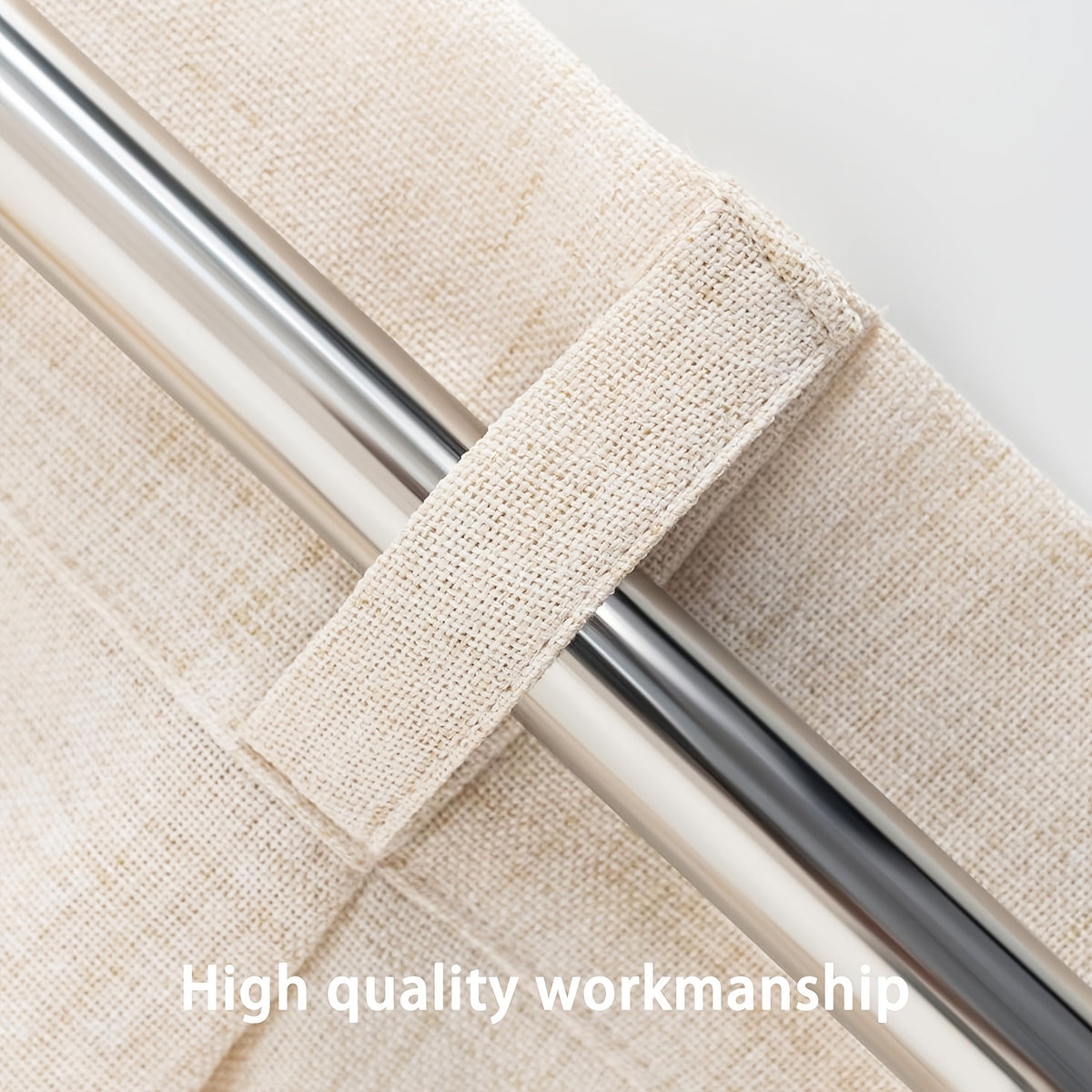 Pinch Pleated Textured Semi-Sheer Curtains – Farmhouse & Modern Rustic, Back Tab | Living Room & Bedroom | 2 Colors, 12 Sizes | Packs of 2 & 4 | Nuvia Haven