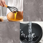 35/36-Piece Silicone Kitchen Utensils Set with Rack & Wooden Handles – Heat Resistant Cooking Tools for Non-Stick Pans | Complete Kitchen Utensil Set