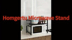 Expandable Microwave Rack Kitchen Counter Organizer – Heavy-Duty Retractable Shelf with 6 Hooks, Chopstick Holder & Cutting Board Slot for Kitchen Worktops