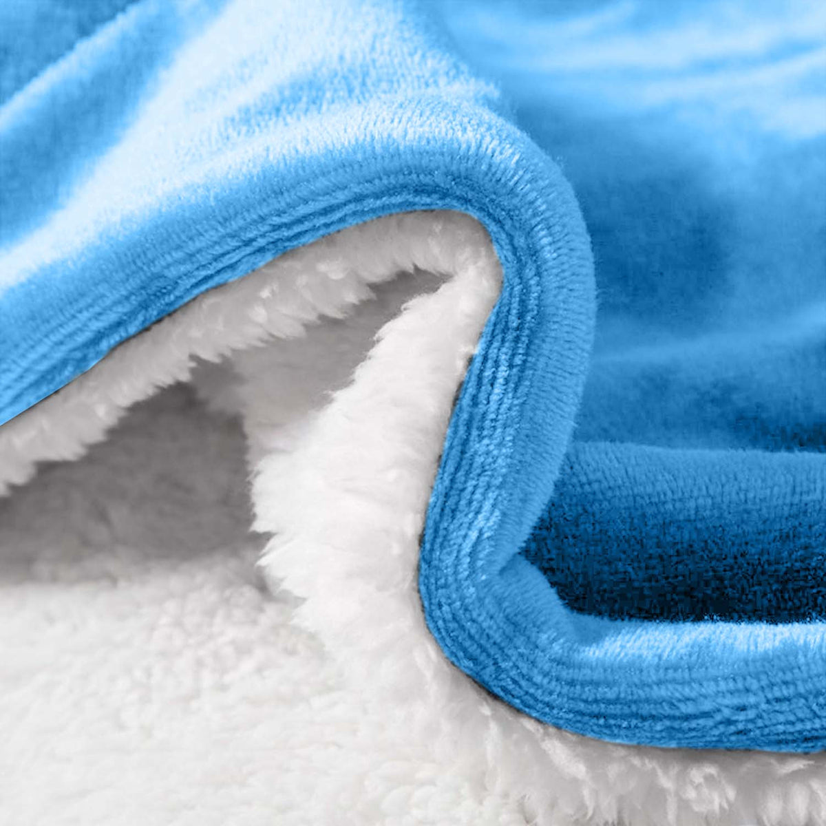 480GSM Heavy Sherpa Fleece Blanket Double-Sided Reversible Warm Throw for Couch Bed Office Travel All Season Comfort Sofa Decoration Holiday Gift