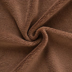 Sofa Cover Short Plush Couch Protector for 2 3 4 Seater - Machine Washable Pet Friendly Furniture Protector Slipcover All Season Thick Cushion Cover in Light Grey Deep Gray Coffee Burgundy Off White