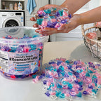 5-in-1 Laundry Detergent Beads Concentrated Formula - Chlorine-Free HE Compatible Stain Removal Laundry Beads 300g 600g Bulk Pack