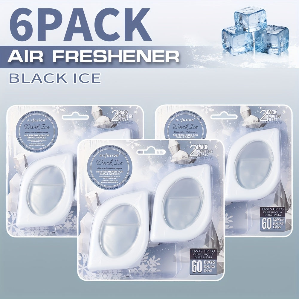 Small Space Air Freshener 2, 6 or 12 Pack – Odor Eliminator for Closets, Bathrooms & Pet Areas, 6 Scents, 0.25 fl oz Each Lasts Up to 30 Days, Fresh Scent Home Deodorizer