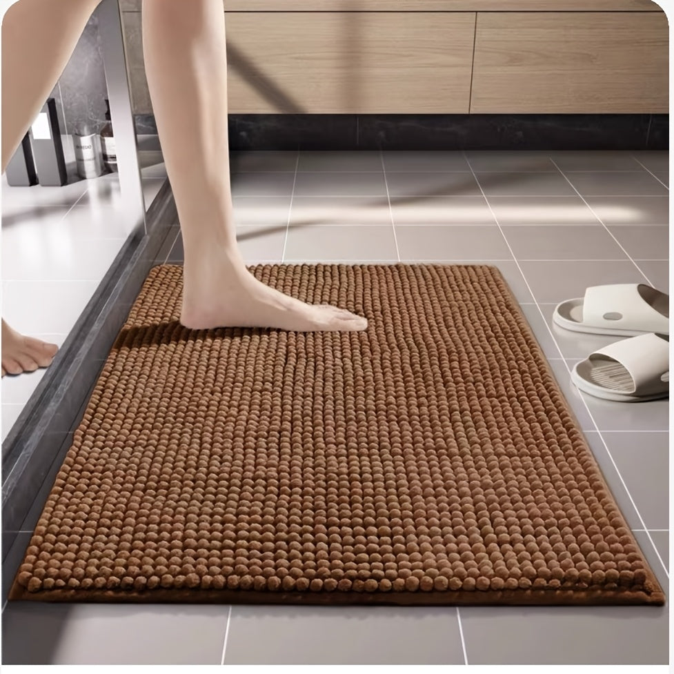 Super-Absorbent Microfiber Dog Door Mat, Slip-Resistant Washable Pet Rug, Quick-Dry Mud & Paw Trapping, Machine Washable Indoor Outdoor Entrance Mat