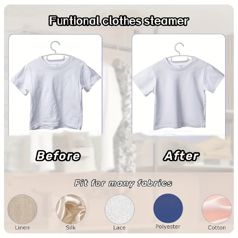 Portable Mini Travel Steamer Iron 40W 60ml Compact Handheld Garment Steamer Wrinkle Remover for Clothes College Dorm Home Travel Essentials